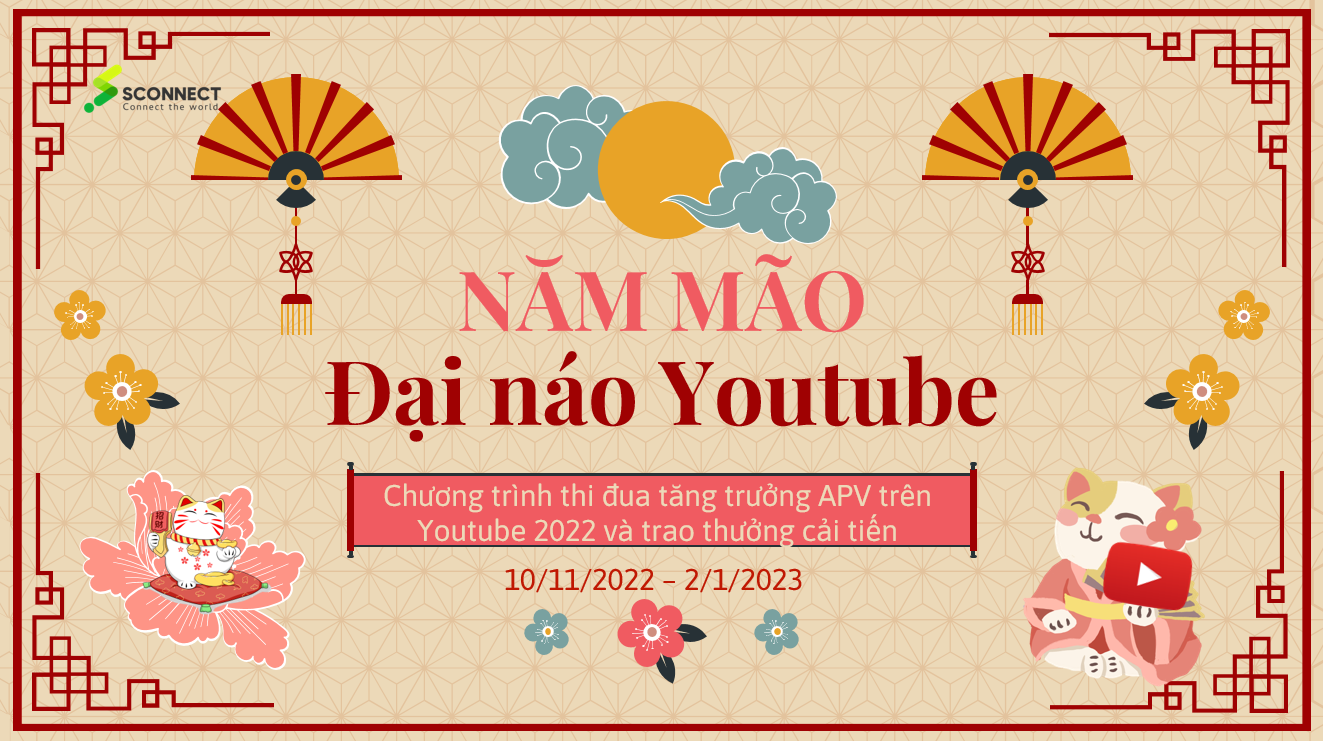 PHÁT ĐỘNG CHƯƠNG TRÌNH THI ĐUA – TRAO THƯỞNG CHÀO XUÂN 2023 “NĂM MÃO – ĐẠI NÁO YOUTUBE”